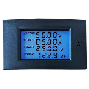 WZ-DM20 DC Digital Power Monitor Energy Meter 100V 20A High-Precision Voltage Current Power Meter