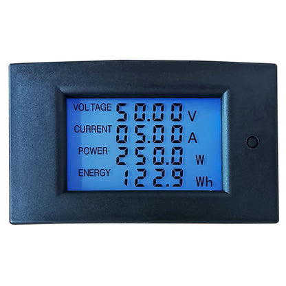 WZ-DM20 DC Digital Power Monitor Energy Meter 100V 20A High-Precision Voltage Current Power Meter
