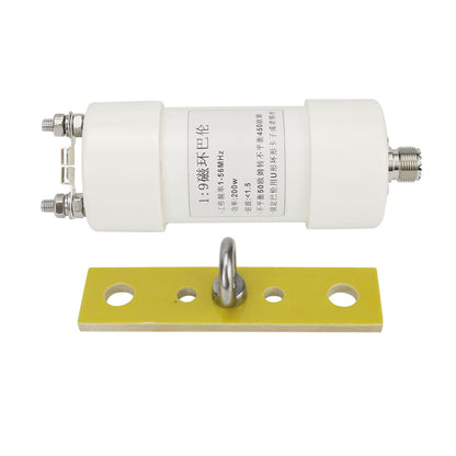Shortwave 1:9 Balun 200W 1-56MHz Shortwave Antenna Balun 1:9 Input 50Ω To Output 450Ω