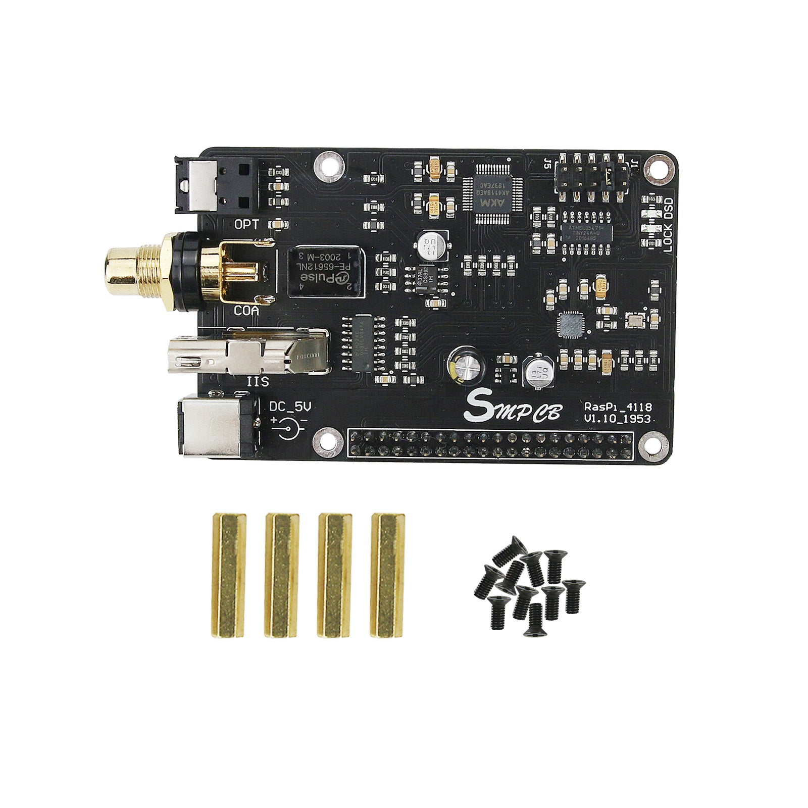 Ak4118 Code R18 HiFi Audio Sound Card Digital Audio Board AK4118 For Raspberry Pi