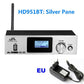 HD951BT 5.1 Audio Decoder USB Sound Card Bluetooth Receiver For Optical Fiber Coaxial Silver Panel