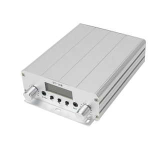 76MHz-113MHz 15W FM Broadcast Transmitter Stereo PLL FM Radio Broadcast Station BNC Interface ST-15B
