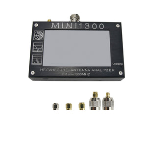 Mini1300 HF/VHF/UHF Antenna Analyzer 0.1-1300MHz with 4.3&quot; TFT LCD Touch Screen