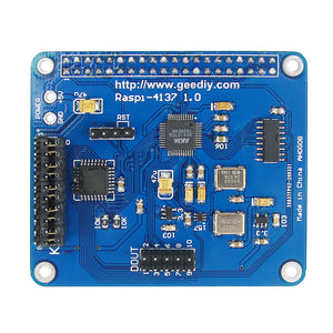 Blue AK4137 Board For Raspberry Pi Digital Broadcast Network Player Support I2S 32Bit 384K DSD256