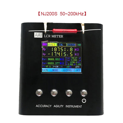 LCR Meter LCR Component Tester LCR Tester 2.4&quot; TFT Color Screen NJ200S 50Hz~200KHz Chinese English