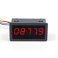 5166FR 5-Digit Frequency Meter With 0.56&quot; LED Display Hall Switch Speed Counter 12V Power Supply