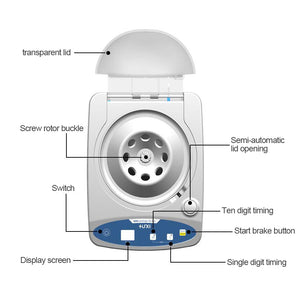 HL-6KS 6000RPM Mini Centrifuge Machine Laboratory Microcentrifuge For 0.2ml/0.5ml/1.5ml/2.0ml Tubes