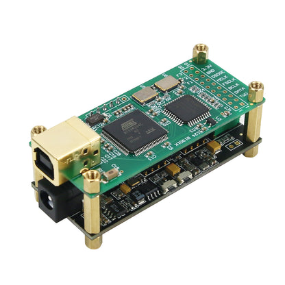 Interface for Amanero ES9038Q2M DAC Board Audio HiFi USB Sound Card Support DSD (Advanced Version)