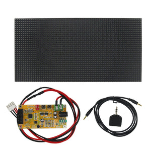 Full Color Music Spectrum Display RGB For KTV Stage 64 Mode AS128 Sound Control P4 One-Display