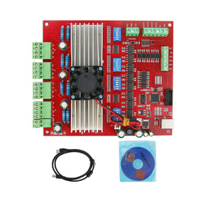 MACH3 USB 4 Axis Breakout Board 100KHz CNC Interface Driver Motion Controller Driver Board