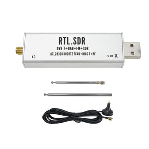 0.1MHz-1.7GHz TCXO Stable Full Band For RTL SDR Receiver Full Kit With Antenna Aviation Band ADSB