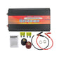 2000W Power Inverter DC 12V-24V to AC 110-220V Black with LCD Screen