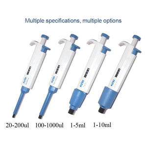 2-20ul Micropipette Lab Pipette Adjustable Volume With Pipette Tips Large Digital Display Window