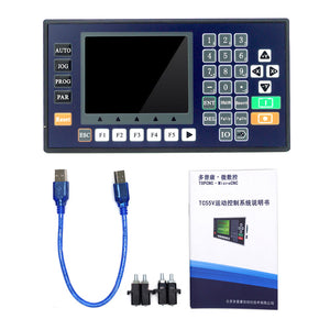 TC5530V 3 Axis CNC Controller Motion Controller w/ 3.5&quot; Color LCD For CNC Router Servo Stepper Motor