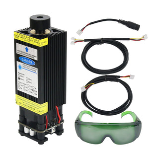 5W Blue Laser Module Focusable Laser Head Module 445-450nm Laser Engraver Part with PMW