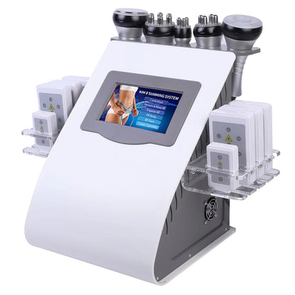 6-In-1 Cavitation Slimming Machine 40K RF Cavitation Body Sliming Machine For Spa Beauty Salon