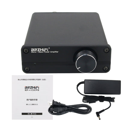MONO OR BASS Power Amplifier AV Amplifier Assembled Black + Power Supply 19V 4.7A For Home Theater