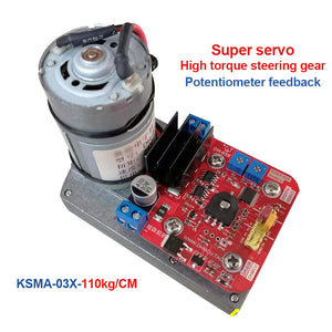 KSMA-03X High Torque Servo Model Airplane Digital Servo Metal Gear Potentiometer Feedback 110KG/CM