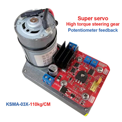 KSMA-03X High Torque Servo Model Airplane Digital Servo Metal Gear Potentiometer Feedback 110KG/CM
