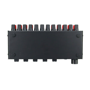 2 In 4 Out Power Amplifier Sound Switcher Speaker Switch Distributor Headphone Output Lossless