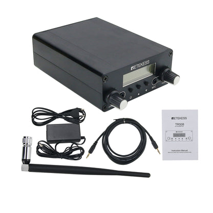 Retekess TR508 FM Transmitter Wireless Broadcast Radio Station for Drive-in Church Campus