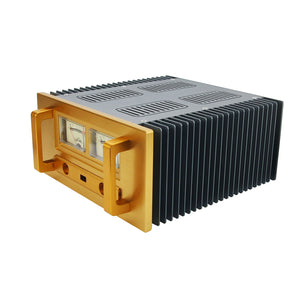 BZ-A15 Class A Power Amplifier Chassis Aluminum Enclosure DIY Amp Case with VU Meter Unassembled