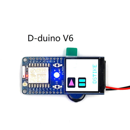 DSTIKE D-duino V6 Display Duino ESP8266 Development Board 1.3&quot; Color TFT Screen 240*240 Resolution