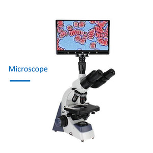 XSP500 40-100X Trinocular Microscope Lab Microscope w/ LED 10.1&quot; Digital Imaging System 1920*1080
