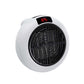 900W Mini Air Heater Small Room Heater Winter Warmer Fan w/ Remote Controller Long Cable Stand White