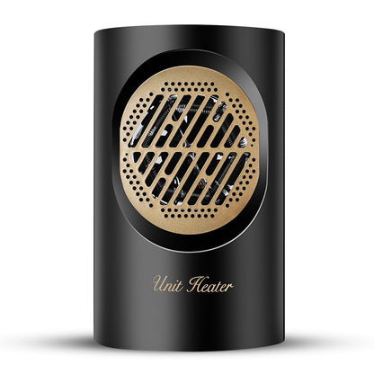 350-400W Mini Heater Unit Heater Floor Desktop Heater Office Home Air Heater Without Handle Black