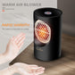 350-400W Mini Heater Unit Heater Floor Desktop Heater Office Home Air Heater Without Handle Black