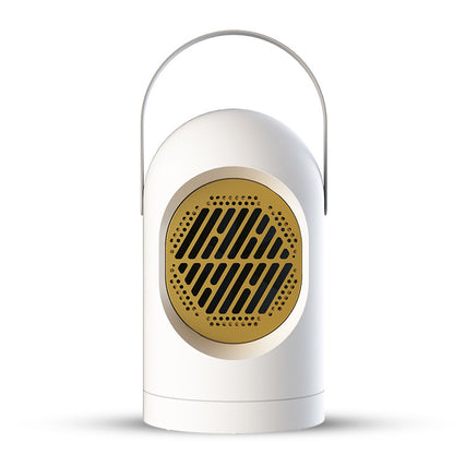 350-400W Unit Heater Mini Heater Floor Desktop Heater Office Home Air Heater With Handle White