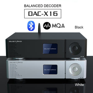 X16 Balanced DAC Bluetooth 5.0 DAC ES9068ASx2 MQA Full Decoding For IIS AES Coaxial Optical Black