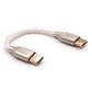 10cm/3.9&quot; Portable DAC Headphone Amplifier OTG Cable Audio Cable For Type-C To Type-C