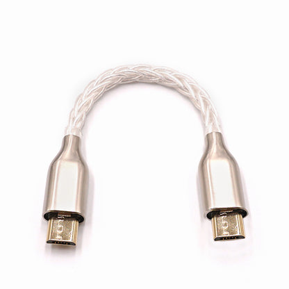 10cm/3.9&quot; Portable DAC Headphone Amplifier OTG Cable Audio Cable For Micro To Micro