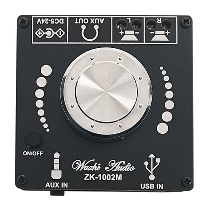 ZK-1002M Mini 2.0 Stereo Digital Power Amplifier Module 100W*2 Support Multiple Inputs Unassembled