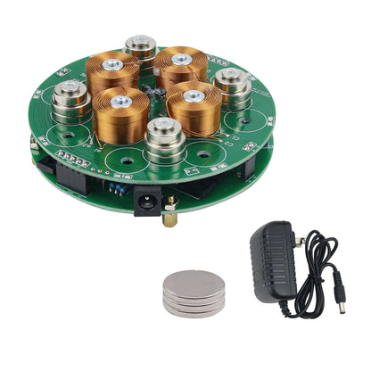 150g DIY Magnetic Levitation Module Platform Finished w/LED Light Analog Circuit AC-DC 12V 2A