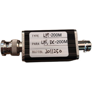 RF Low Pass Filter LPF Filter With BNC Connector 200M For RF Ham Radio Uses DIY Enthusiasts