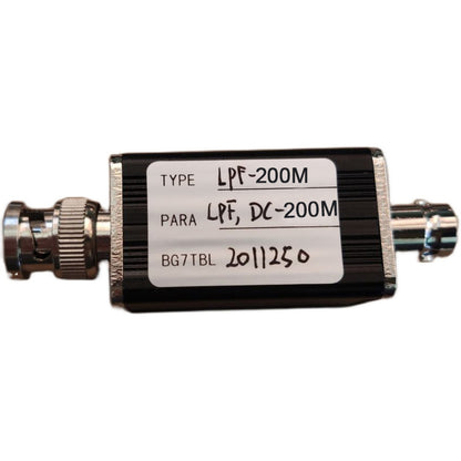 RF Low Pass Filter LPF Filter With BNC Connector 200M For RF Ham Radio Uses DIY Enthusiasts
