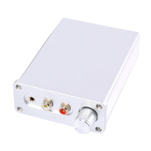 Headphone Amplifier DAC DSD ES9038 Sound Card USB DAC Assembled Silver w/ USB Interface For Amanero