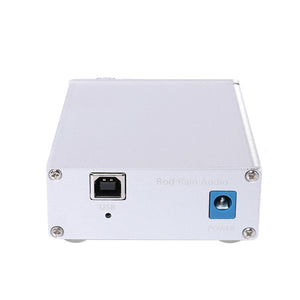 Headphone Amplifier DAC DSD ES9038 Sound Card USB DAC Assembled Silver w/ USB Interface For Amanero