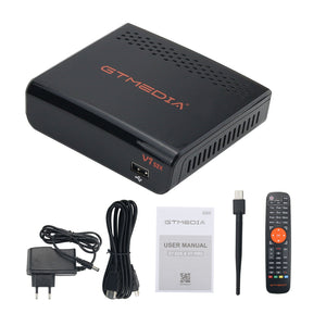 GTMEDIA Freesat V7 S2X Set Top Box 1080P TV Box + WiFi Module Kit Support DVB-S/S2/S2X USB WiFi