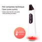 Visual Blackhead Remover Pore Cleaner Tool Heating Facial Cleansing Device w/ Vacuum Suction Heads