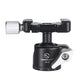 XB-25 Mini Ball Head 360 Degree Panorama Gimbal Head Load 5KG w/ QR Plate For SLR Mirrorless Cameras