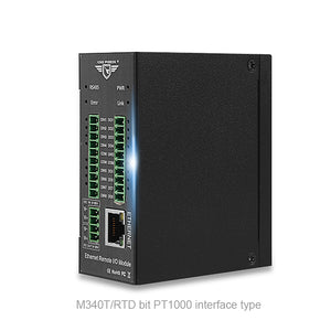 M340T Ethernet Remote IO Module Data Acquisition Module 8RTD+1RS485+1Rj45 (For PT1000 Sensor Input)
