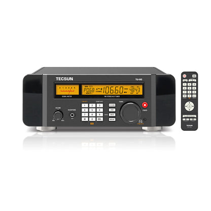 For TECSUN TU-80 FM Tuner Enthusiast Pure Broadcast Audio Tuner DSD 64-108MHz w/ BNC Antenna Port