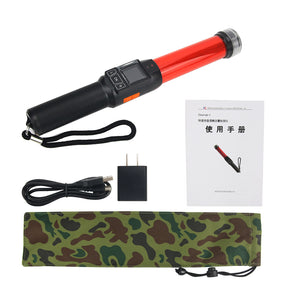 2-In-1 Breath Alcohol Tester Traffic Cops Police Baton w/ OLED Display Screen