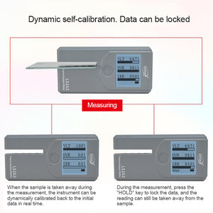 LS163 Portable Solar Film Transmission Meter Automotive Window Tint Meter 940NM IR Solar Film Tester