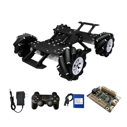 4WD RC Car Mecanum Car 370 Encoder Motor Changeable Version With Electronic Control Kit
