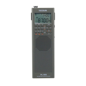 For Tecsun PL-365 Full Band Radio Digital Demodulation DSP Radio Receiver Single Sideband Grey